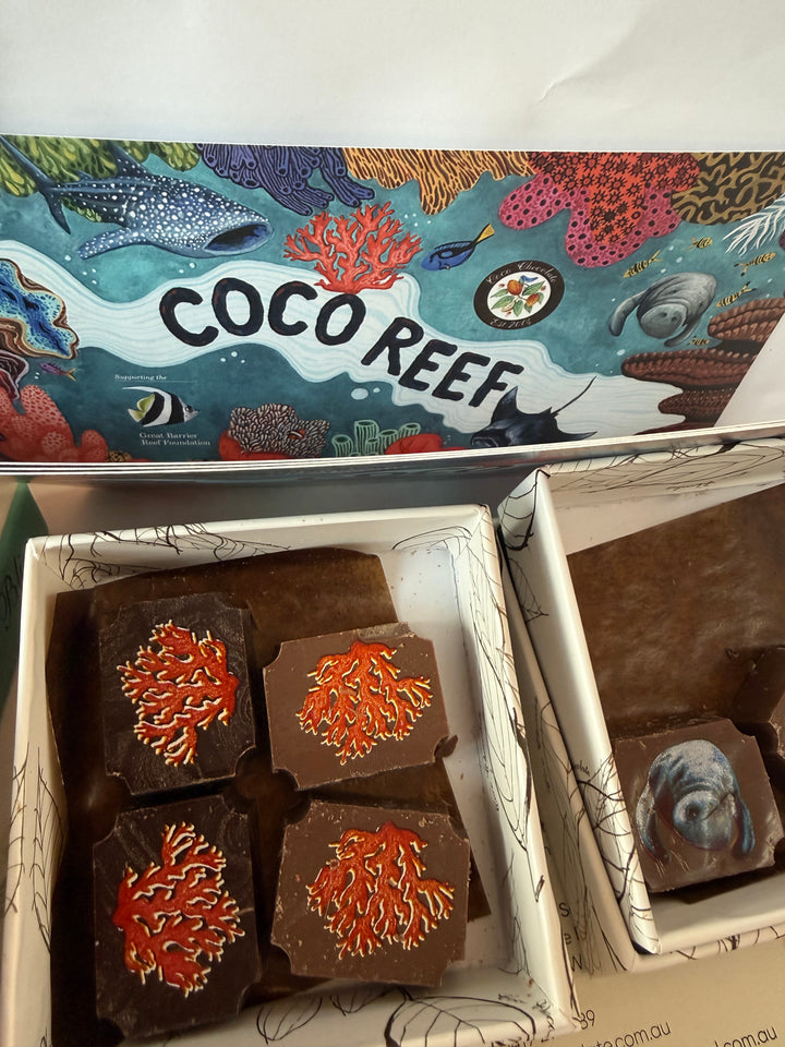 Coco Coral - Coral Design Marine inspired chocolate box