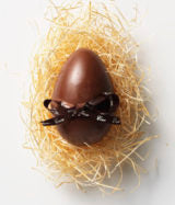 Art Series Easter Egg Coco Chocolate artisan chocolate egg with cacao butter painted art detail in milk dark white